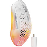 SteelSeries Aerox 3 Wireless Gen 2 Ghost, Souris gaming Blanc/transparent