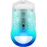 SteelSeries Aerox 3 Wireless Gen 2 Ghost, Souris gaming Blanc/transparent
