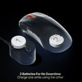 SteelSeries Rival Pro Mini, Souris gaming Blanc, 100 - 42 000 DPI, 8K, UWB / 6 GHz