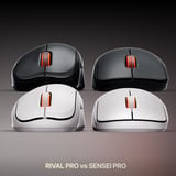 SteelSeries SteelseriesRival Pro WL Mini - White, Souris gaming Blanc