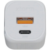 Xtorm 20W GaN² Ultra Wall, Chargeur Blanc