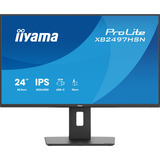 iiyama ProLite XB2497HSN-B1 23.8" Moniteur Noir (Mat), 1x DisplayPort, 1x HDMI, 3x USB-C, 2x USB-A, 1x RJ-45