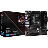 ASRock Z760M PG LIGHTNING  carte mère socket 1700 Noir/gris, RAID, 2.5Gb-LAN, WLAN, BT, Sound, µATX