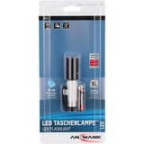 Ansmann X10 LED Noir, Argent Lampe torche, Lampe de poche Noir, Lampe torche, Noir, Argent, Aluminium, Boutons, IPX4, LED