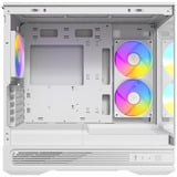 Antec C2M ARGB White boîtier mini tower Blanc | 1x USB-A | 1x USB-C | Window