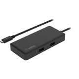Belkin CONNECT Adaptateur USB-C multiport 5-en-1, Station d'accueil Noir