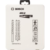 Bosch Coffrets de forets à métaux rectifiés HSS, Jeu de mèches de perceuse 