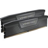Corsair 64 GB DDR5-6000 (2x 32 GB) Dual-Kit, Mémoire vive Noir, CMH64GX5M2D6000C40, Vengeance, RGB, XMP 3.0