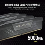 Corsair 64 GB DDR5-6000 (2x 32 GB) Dual-Kit, Mémoire vive Noir, CMH64GX5M2D6000C40, Vengeance, RGB, XMP 3.0