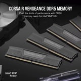 Corsair 64 GB DDR5-6000 (2x 32 GB) Dual-Kit, Mémoire vive Noir, CMH64GX5M2D6000C40, Vengeance, RGB, XMP 3.0