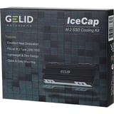 Gelid IceCap M.2 SSD Cooler, Refroidisseur Noir