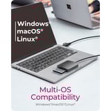 ICY BOX ICY BOX IB-CR302-CU3, Lecteur de carte Noir