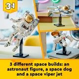 LEGO Creator 3-en-1 - L’astronaute dans l’espace, Jouets de construction 31152