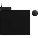 Logitech POWERPLAY 2 avec système de recharge sans fil, Tapis de souris gaming Noir