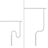 Neomounts ADS06-133WH, Guide-câble Blanc