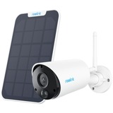 Reolink Caméra de sécurité extérieure B320 3MP WiFi + panneau solaire, Caméra de surveillance Blanc