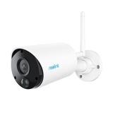 Reolink Caméra de sécurité extérieure B320 3MP WiFi + panneau solaire, Caméra de surveillance Blanc