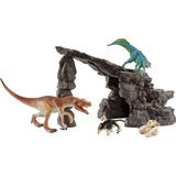 Schleich Kit De Dinosaures Avec Grotte, Figurine Garçon, 3 an(s), Multicolore, Plastique