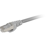 Sharkoon Câble réseau RJ-45 S/FTP Cat.7a Gris, 1 mètre, câble brut