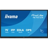 iiyama Iiya 75 TE7513A-B1AG 60Hz 4K IPS, Affichage public Noir