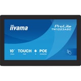 iiyama ProLite TW1023ASC-B3P, Moniteur LED Noir, Tactile, mini HDMI, USB, LAN + PoE, audio, Android 13