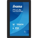iiyama ProLite TW1023ASC-B3P, Moniteur LED Noir, Tactile, mini HDMI, USB, LAN + PoE, audio, Android 13