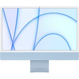 Apple iMac 24", Systéme-MAC bleu, AZERTY, 256 Go, M1, macOS