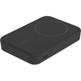 Belkin BoostCharge Pro powerbank magnétique sans fil de 8 000 mAh + support - 15 W Noir