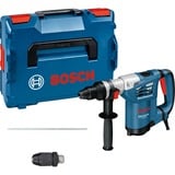Bosch GBH 4-32 DFR-Set 900 W 760 tr/min, Marteau piqueur Bleu, 3,2 cm, 760 tr/min, 5 J, 3600 bpm, 14 - 25 mm, 1,3 cm