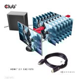 Club 3D HDMI à très haut débit, Câble Noir, 3 mètres, 4K 120Hz, 8K 60Hz, 48Gbps