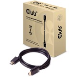 Club 3D Ultra High Speed HDMI, Câble Noir, 3 mètres, 4K 120Hz, 8K 60Hz, 48Gbps