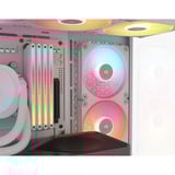 Corsair 3500X LX-R RGB iCUE LINK boîtier midi tower Blanc | 2x USB-A | 1x USB-C | Verre Trempé