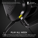 Corsair HS80 v2 MAX Wireless casque gaming over-ear Noir/gris, 2,4 GHz / Bluetooth, PlayStation, Switch, smartphone, PC