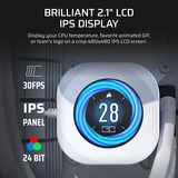 Corsair  2.1" Moniteur  Blanc