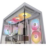 Corsair  boîtier midi tower Blanc | 2x USB-A | 1x USB-C | Verre Trempé