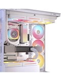 Corsair  boîtier midi tower Blanc | 2x USB-A | 1x USB-C | Verre Trempé