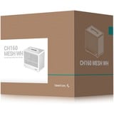 DeepCool CH160 MESH boîtier mini tower Blanc | 2x USB-A | 1x USB-C