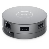Dell Adaptateur mobile USB-C - DA310 , Station d'accueil Argent