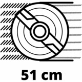 Einhell 3404333 tondeuse à gazon Marcher derrière un tracteur tondeuse Essence Noir, Rouge Rouge/Noir, Marcher derrière un tracteur tondeuse, 1800 m², 51 cm, 3 cm, 8 cm, 1 L