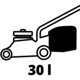 Einhell GE-CM 36/33 Li (2x2,5Ah) Marcher derrière un tracteur tondeuse Batterie Noir, Rouge, Tondeuse à gazon Rouge/Noir, 5Ah), Marcher derrière un tracteur tondeuse, 33 cm, 2,5 cm, 6,5 cm, 30 L, 4 roue(s)