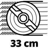 Einhell GE-CM 36/33 Li (2x2,5Ah) Marcher derrière un tracteur tondeuse Batterie Noir, Rouge, Tondeuse à gazon Rouge/Noir, 5Ah), Marcher derrière un tracteur tondeuse, 33 cm, 2,5 cm, 6,5 cm, 30 L, 4 roue(s)