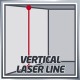 Einhell TC-LL 2, Laser Cross Ligne Noir/Rouge