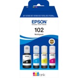 Epson Multipack Ecotank 102, Encre C13T03R640, Noir, Cyan, Magenta, Jaune