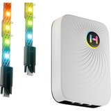 HYTE Bandes lumineuses LS30 qRGB, 3 pièces + Nexus Portal NP50, Bande LED 