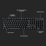 Logitech G413 SE Full-Size Mechanical, clavier gaming Noir, GL Tactile