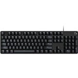 Logitech G413 SE clavier gaming mécanique Noir, Layout US-International (QWERTY), GL Tactile, 100%, LED blanches