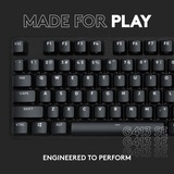 Logitech G413 SE clavier gaming mécanique Noir, Layout US-International (QWERTY), GL Tactile, 100%, LED blanches