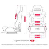 Next Level Racing NLR ERS3 Haptic Feedback Sim Racing Seat, Siège de course Noir