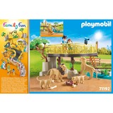 PLAYMOBIL Family Fun - Lions dans l'enclos extérieur, Jouets de construction 71192