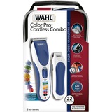 Wahl Home Products ColorPro Cordless Combo, Tondeuse Blanc/Bleu